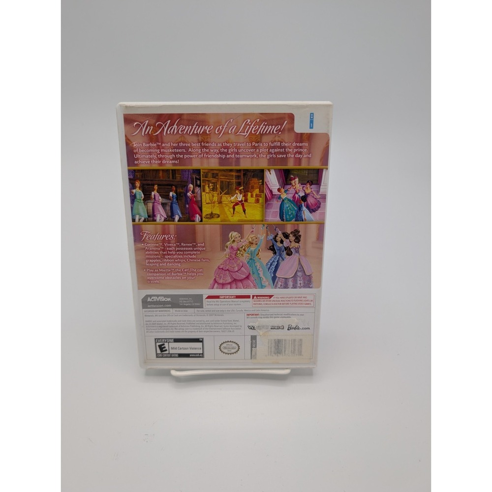Barbie and the Three Musketeers Nintendo Wii, 2009 - Picture 2 of 5